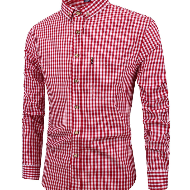 Levoire | Chemise À Carreaux Élégante Pour Hommes Kanavalla