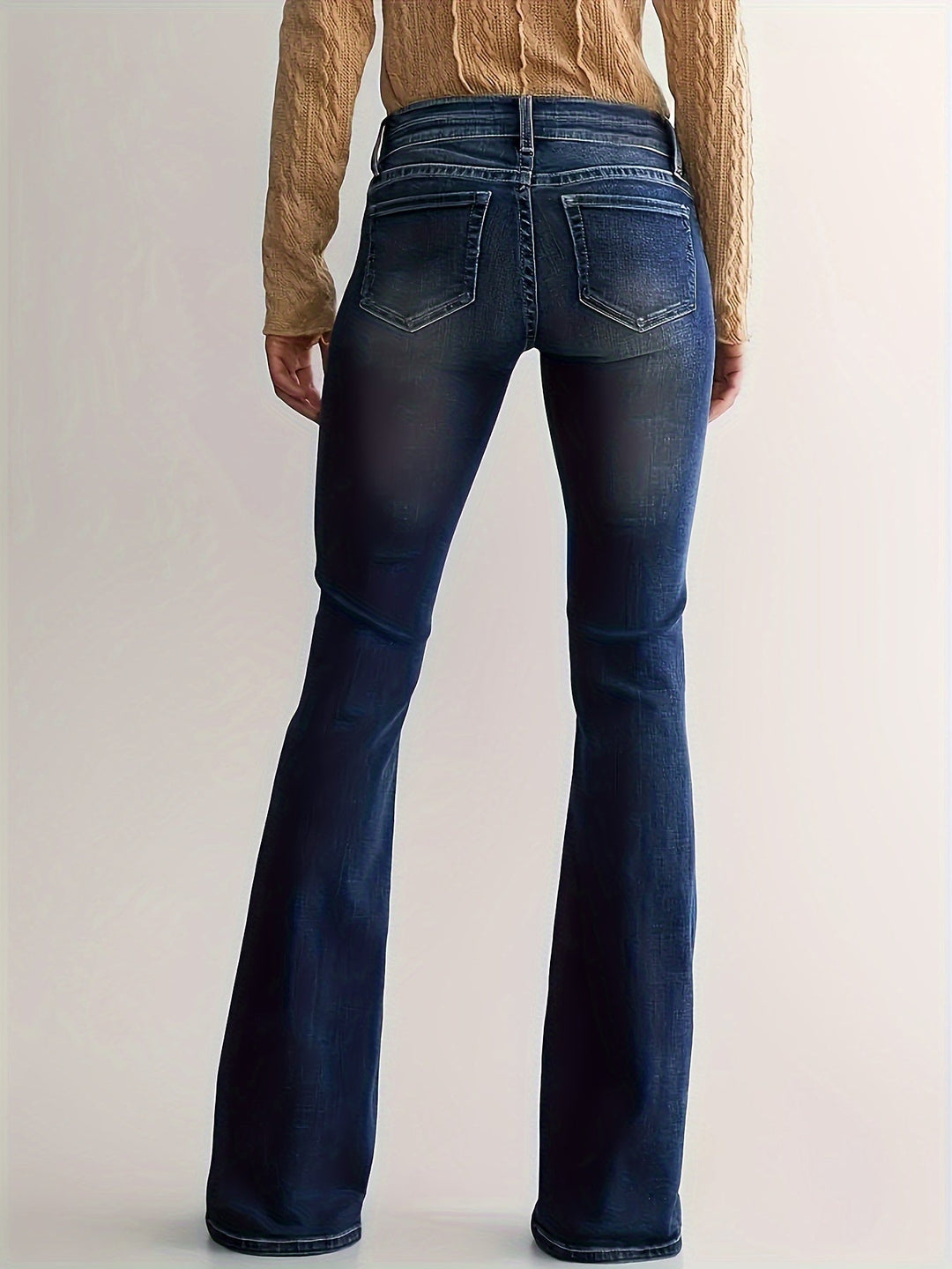 Levoire | Pantalon En Jean Élargi Confortable À Double Boutonnage