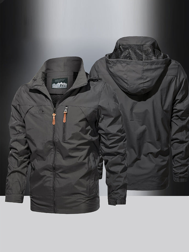 Levoire | Veste Impermeable Pour Hommes Avec Capuche Et Poches