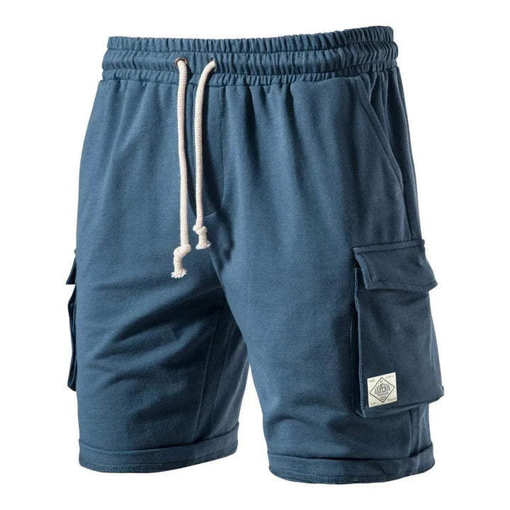 Levoire | Shorts de sport pour hommes avec ceinture élastique Bleu