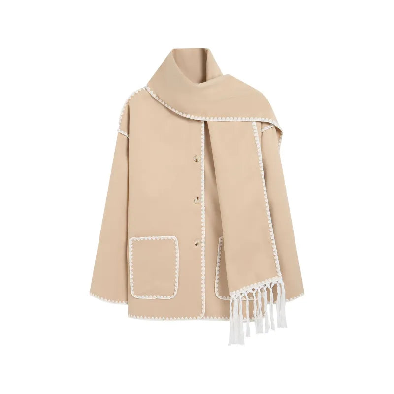 Levoire | Veste En Laine Confortable Abricot