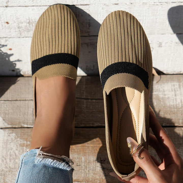 Levoire | Chaussures en mesh respirantes à semelle plate Vêtements bronzé clair