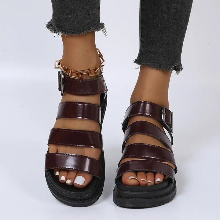 Levoire | Sandales avec boucle et talon à bout ouvert