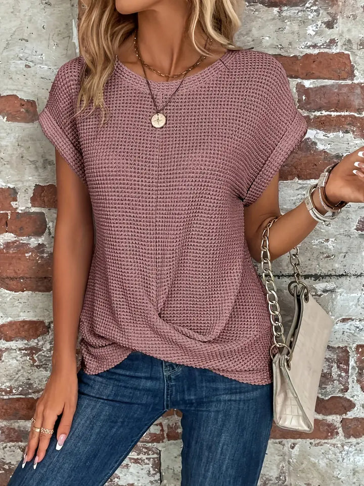 Levoire | Haut En Tricot Quotidien Confortable Rosa