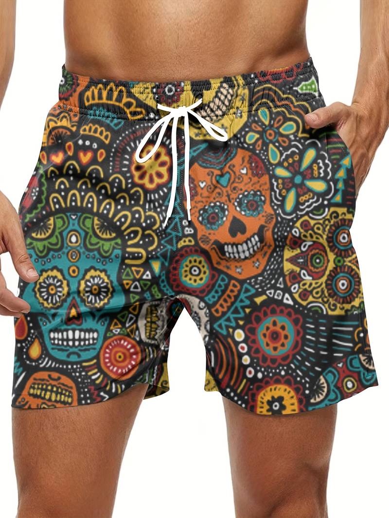 Levoire | Shorts Hawaïens Tendance Avec Cordon De Serrage