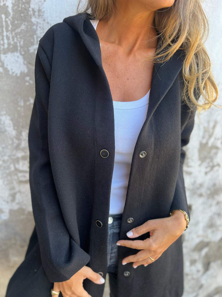 Levoire | Blazer Rento Sweat À Capuche Et Bouton Unique