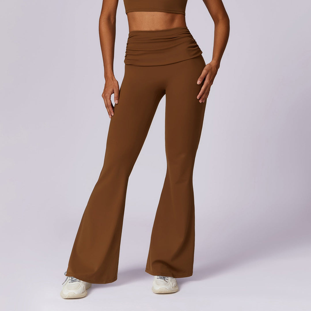 Levoire | Leggings Larges Berkenthee Braun