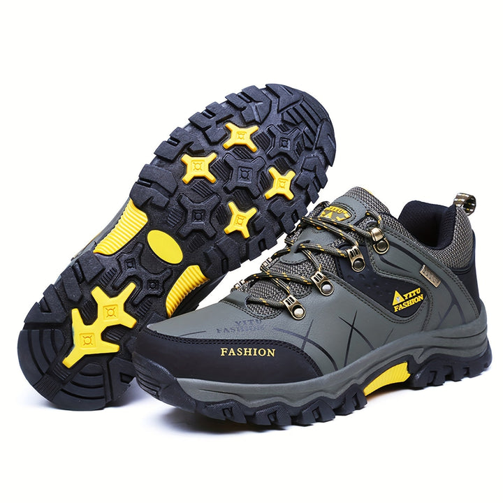 Levoire | Respirant & Confortable Chaussures D'Extérieur Pour Hommes Vert foncé vert-jaune