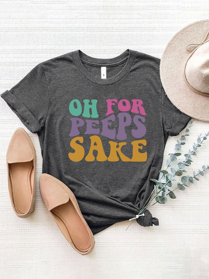 Levoire | OH FOR THE WORLD T-shirt col rond Gris foncé