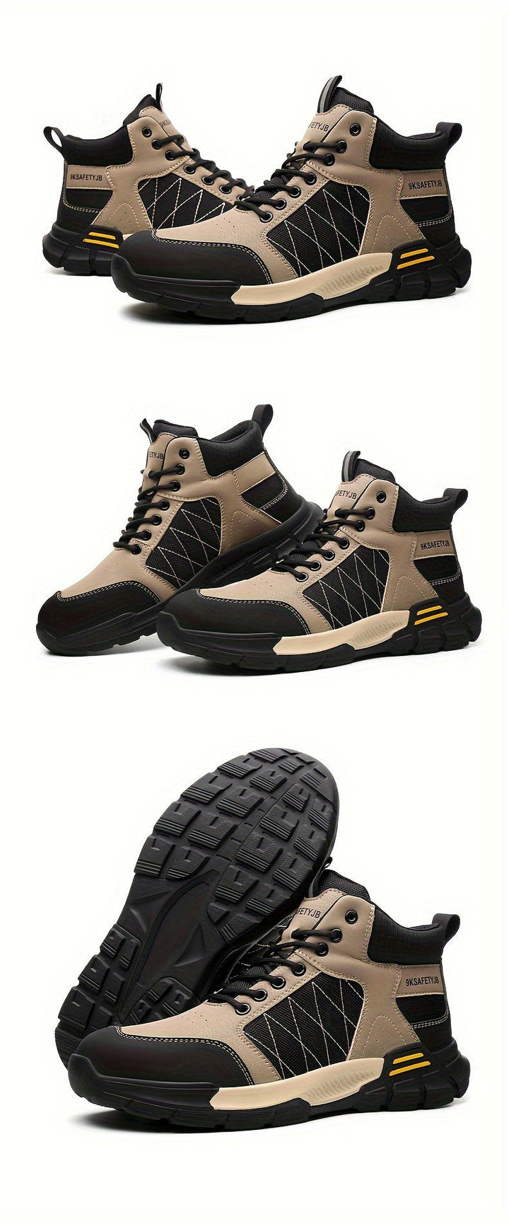Levoire | Bottes De Sécurité Mi-Rectangulaires Durables Pour Hommes