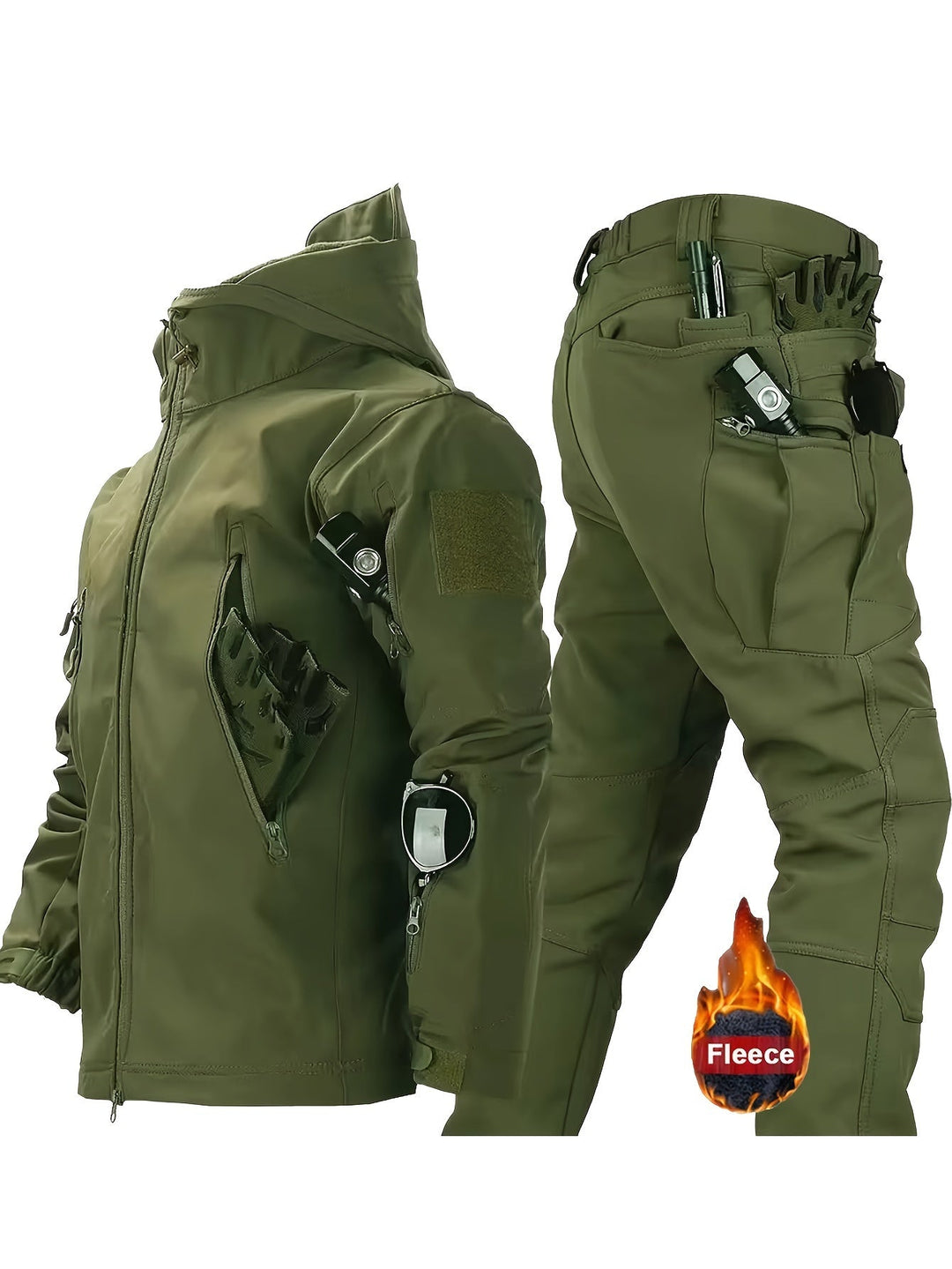 Levoire | Doudoune Softshell Haihdistus Veste À Capuche Et Pantalon