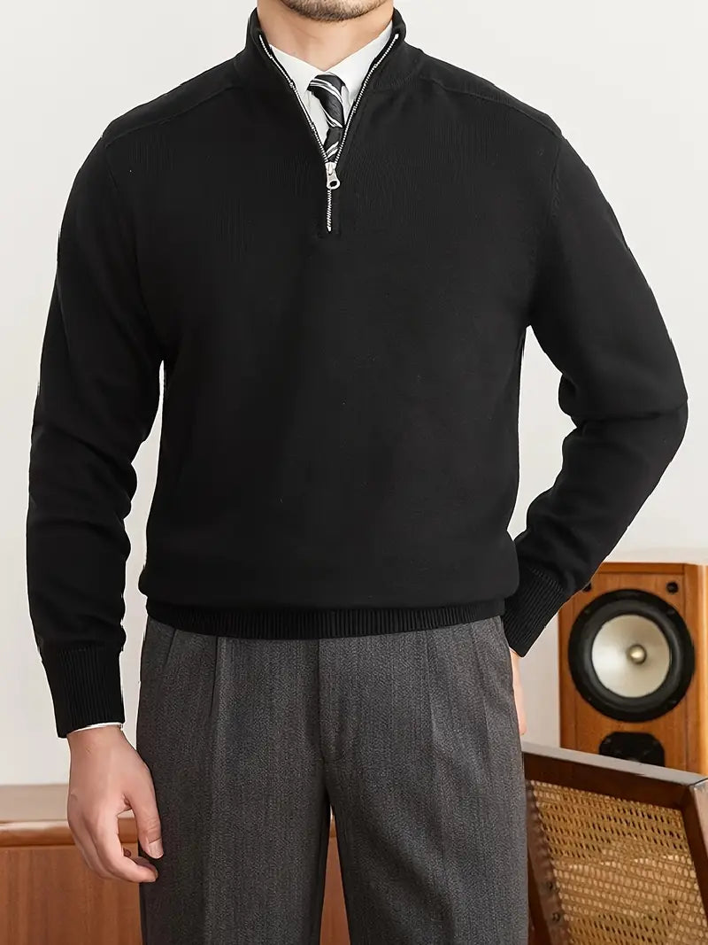 Levoire | Zip Pull-Over Noir