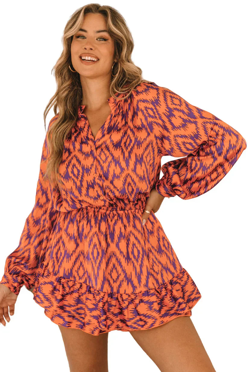 Levoire | Robe Mini Avec Motif Géométrique