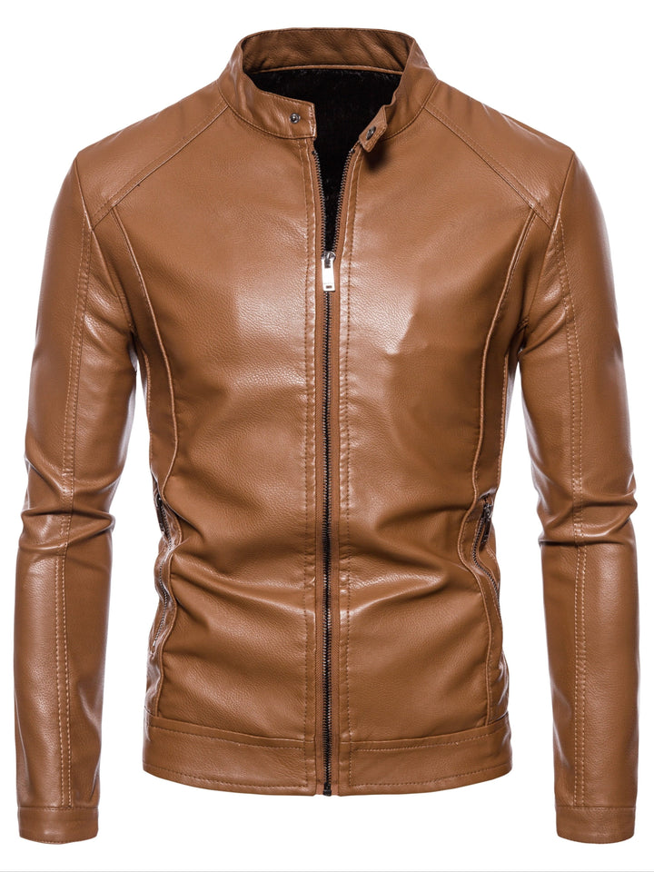 Levoire | Veste En Simili Cuir Pour Hommes Élégante Avec Doublure En Polaire Chaude