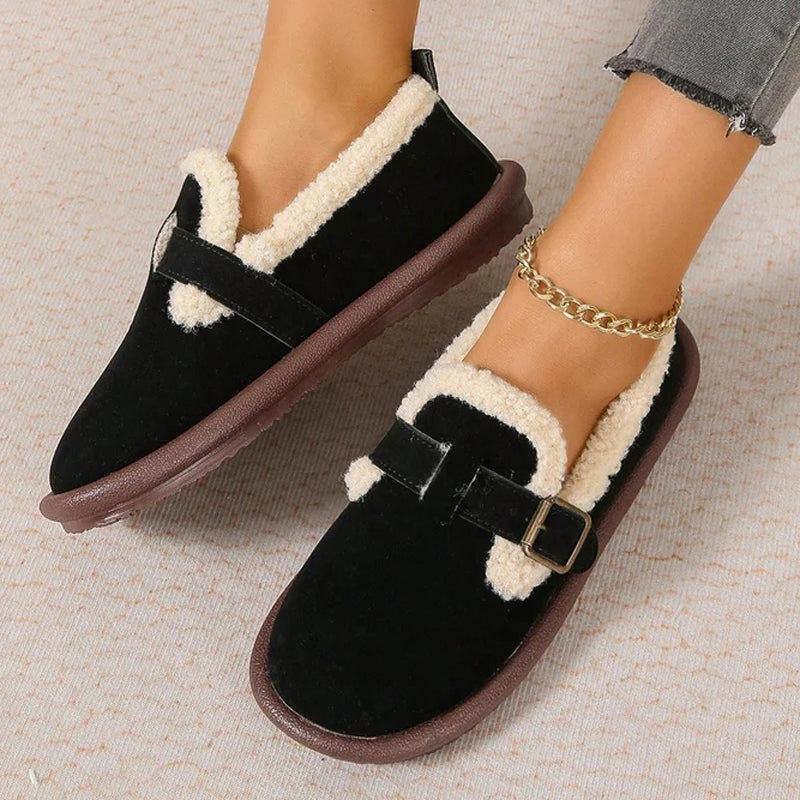 Levoire | Luxe Chaussures Douillettées Avec Boucle Pour Femmes