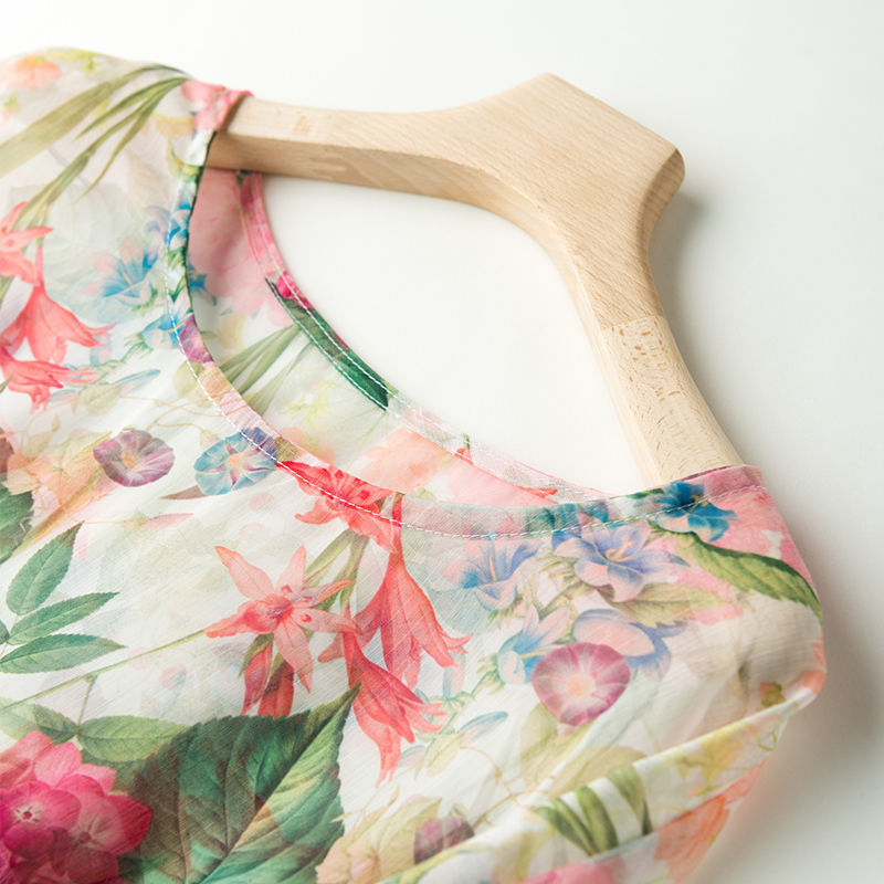 Levoire | Blouse bébé à col rond et coupe ample