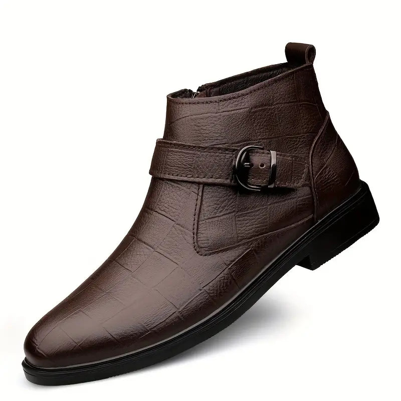 Levoire | Ranger Bottes en Cuir pour Hommes Braun