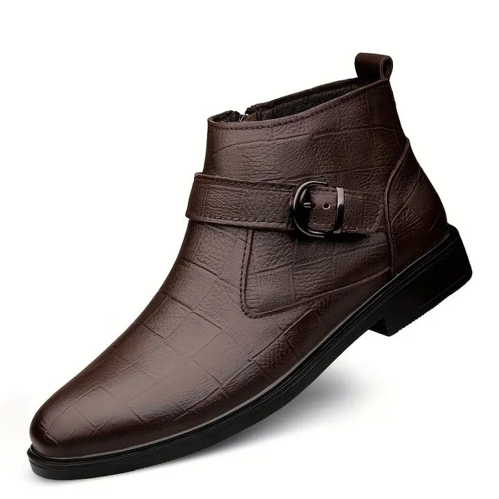 Levoire | Ranger Bottes en Cuir pour Hommes Braun