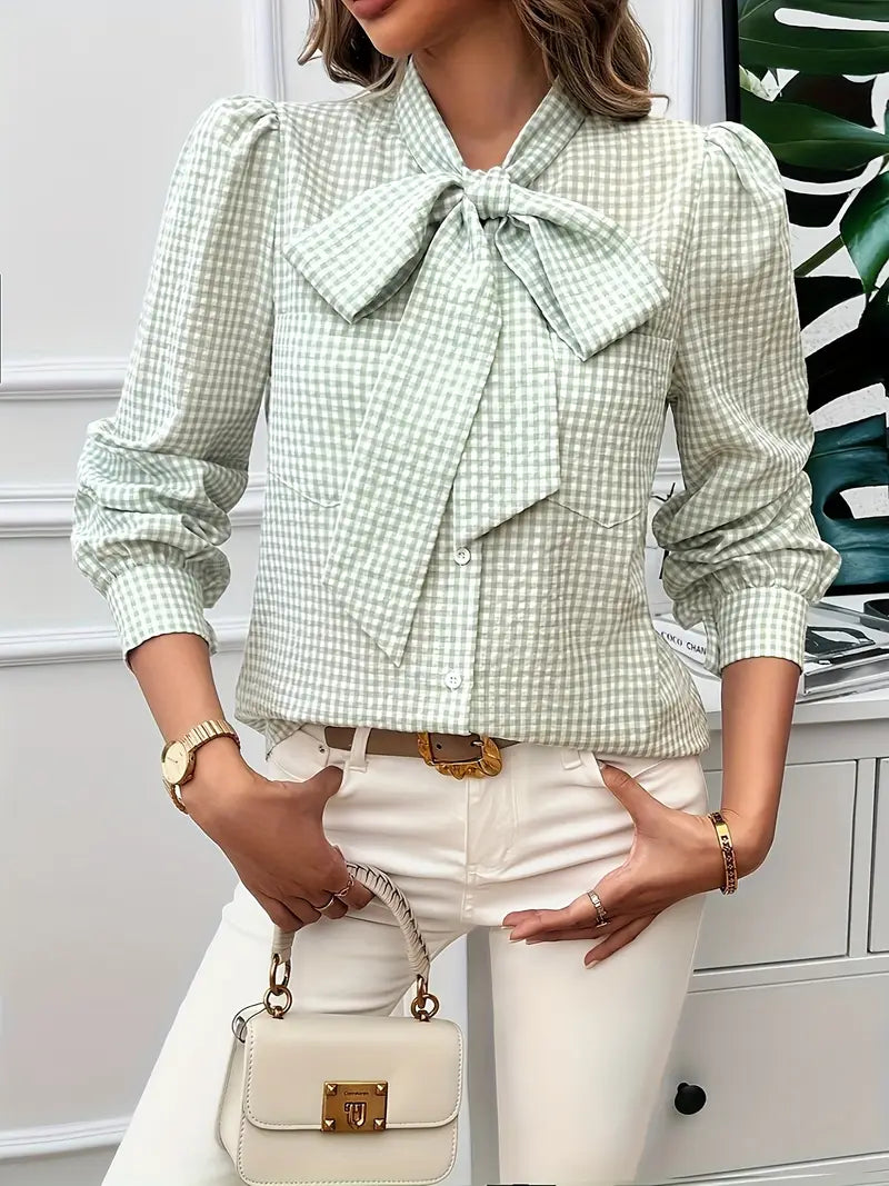 Levoire | Blouse En Coton Avec Nœud