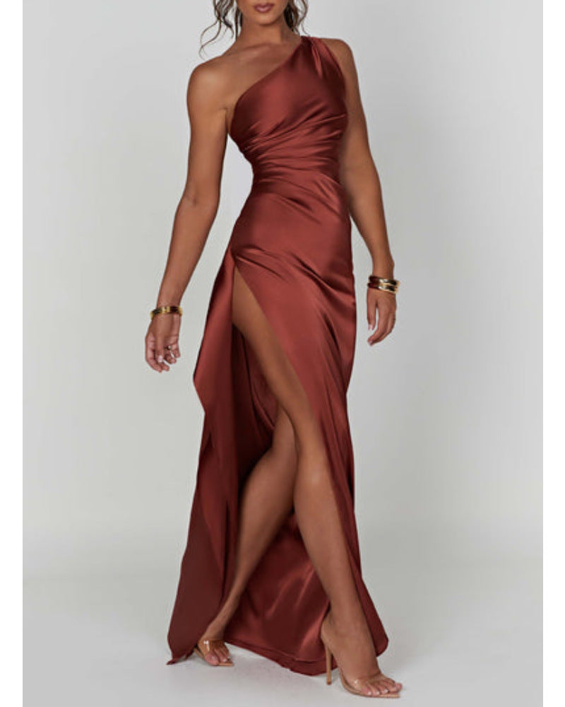 Levoire | Robe slim-fit en satin polyvalente pour l'été XL
