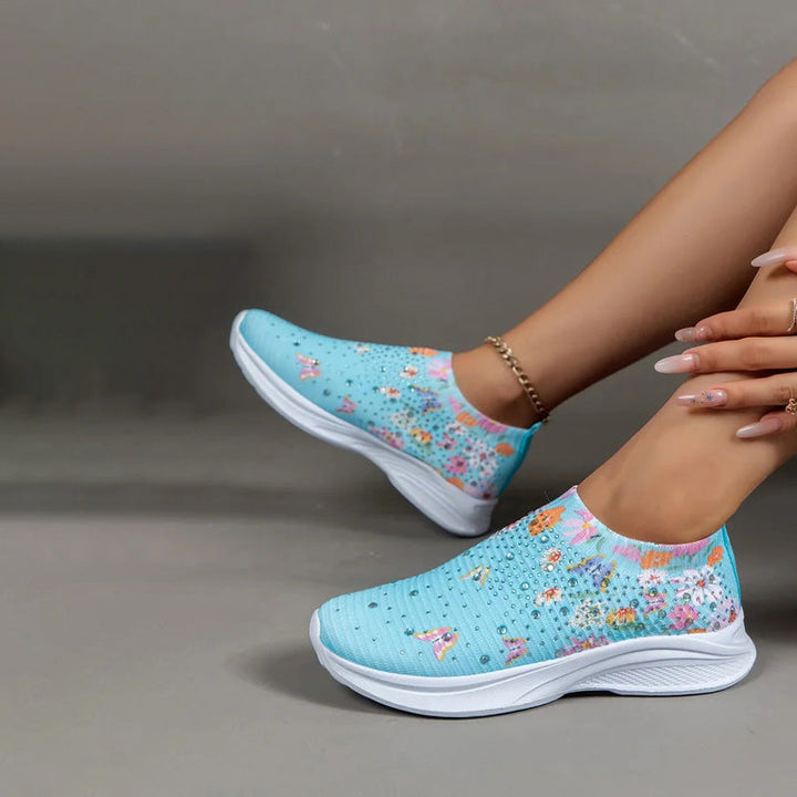 Levoire | Baskets Slip On Confortables Avec Motif Papillon Pour Femmes