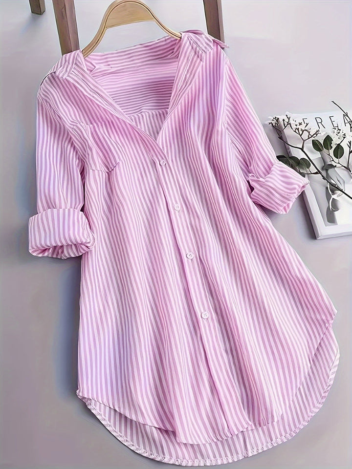 Levoire | Blouse Avec Motif Rayé Rosa