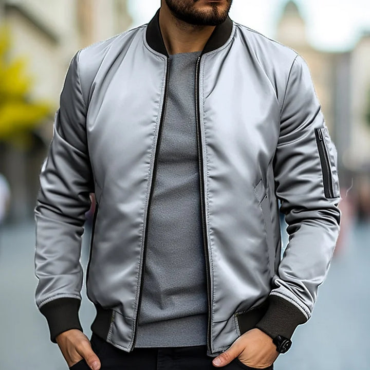 Levoire | Veste Bomber Élégante Gris