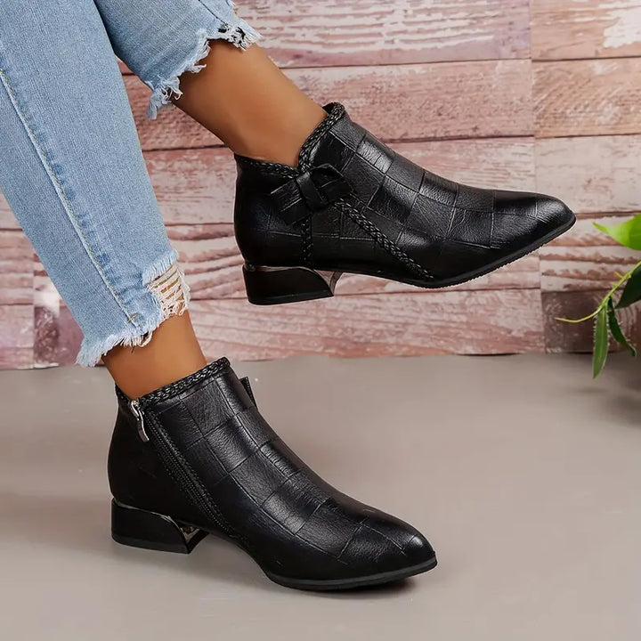 Levoire | Bottines Confortables À Petit Talon Nior
