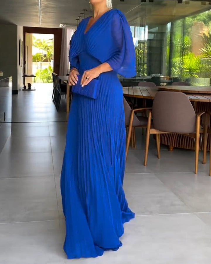 Levoire | Robe Avec Détails Plissés Et Une Taille Centrées