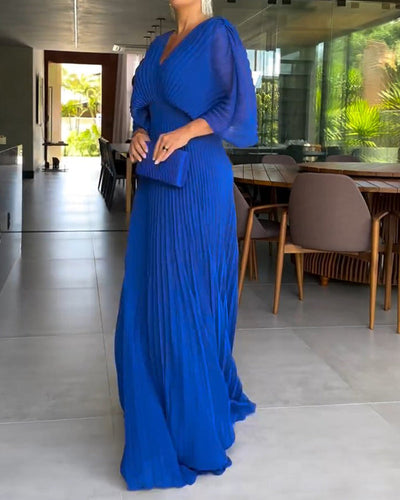 Levoire | Robe De Soirée Maxi Décolleté En V