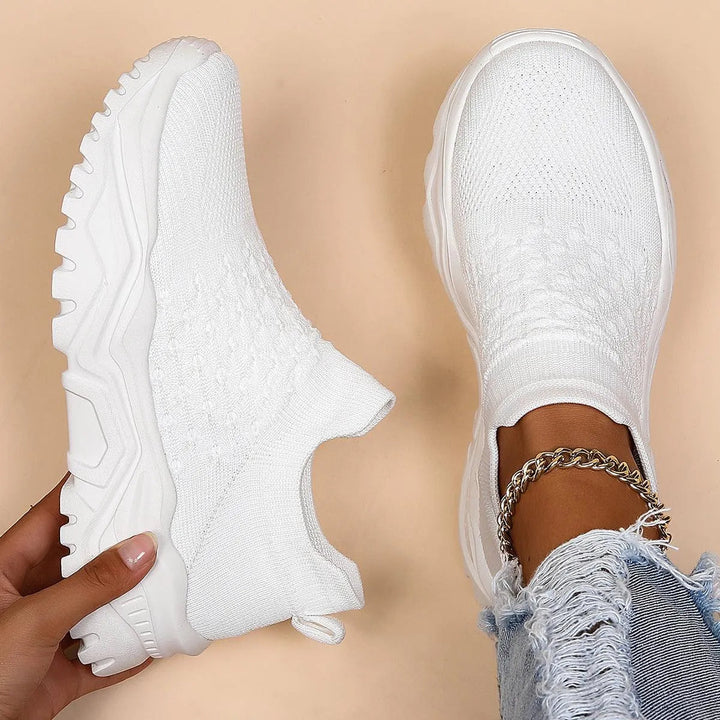 Levoire | Zones de sport respirantes en Flyknit Blanc