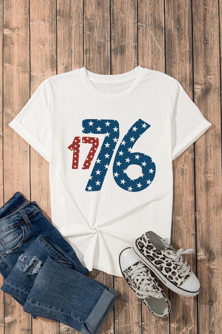 Levoire | 1776 Col Rond T-shirt à Manches Courtes