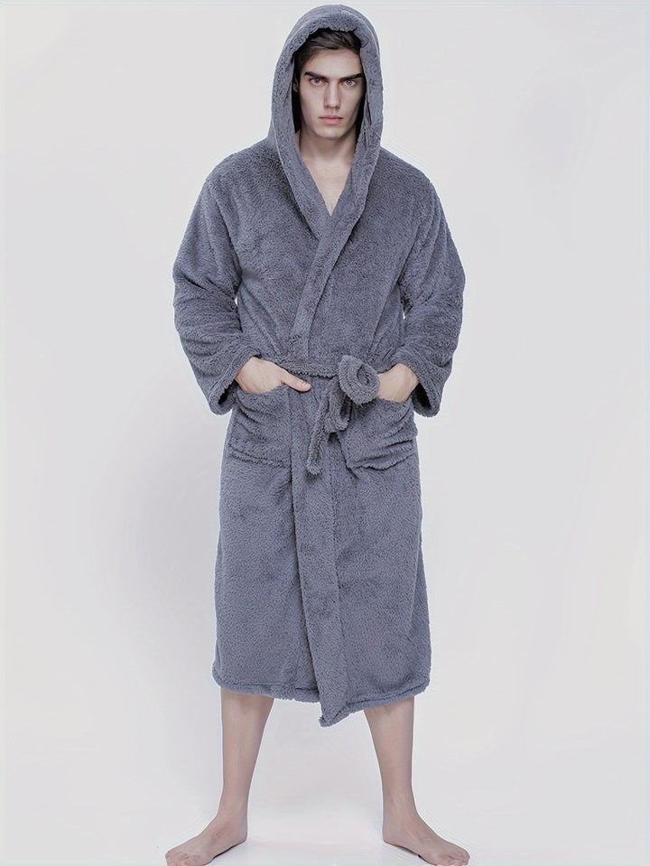 Levoire | Peignoir Pour Homme Chaud Et Doux Dans Une Teinte Unie