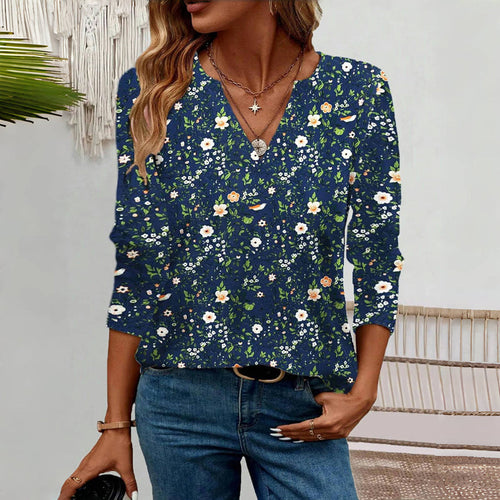 Levoire | Shirt Décontractée À Imprimé Floral