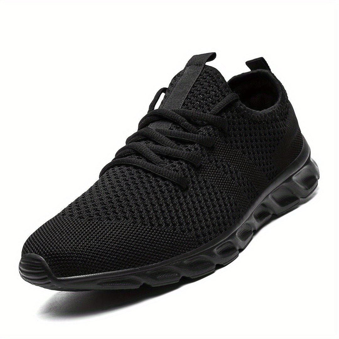 Levoire | Légers, Respirants Chaussures De Course Pour Hommes Avec Antidérapant Noir EU49