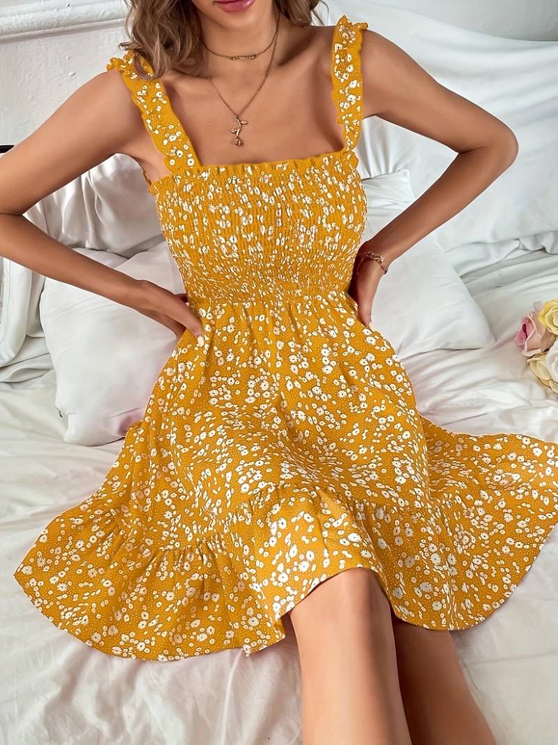 Levoire | Robe Débardeur Dos Nu Avec Bord Froncé