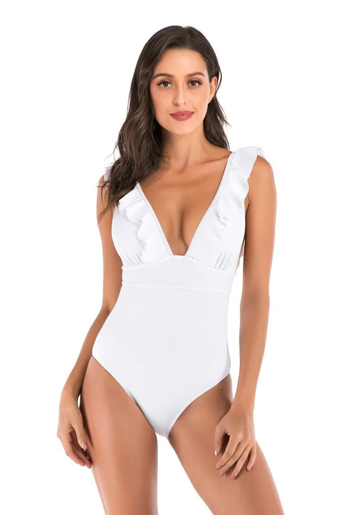 Levoire | Maillot De Bain À Volants Pour Piscine Et Plage