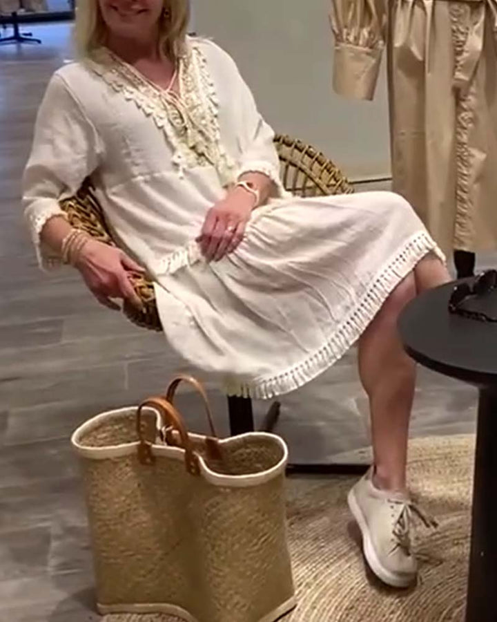 Levoire | Robe D'Été Femme À Décolleté En V