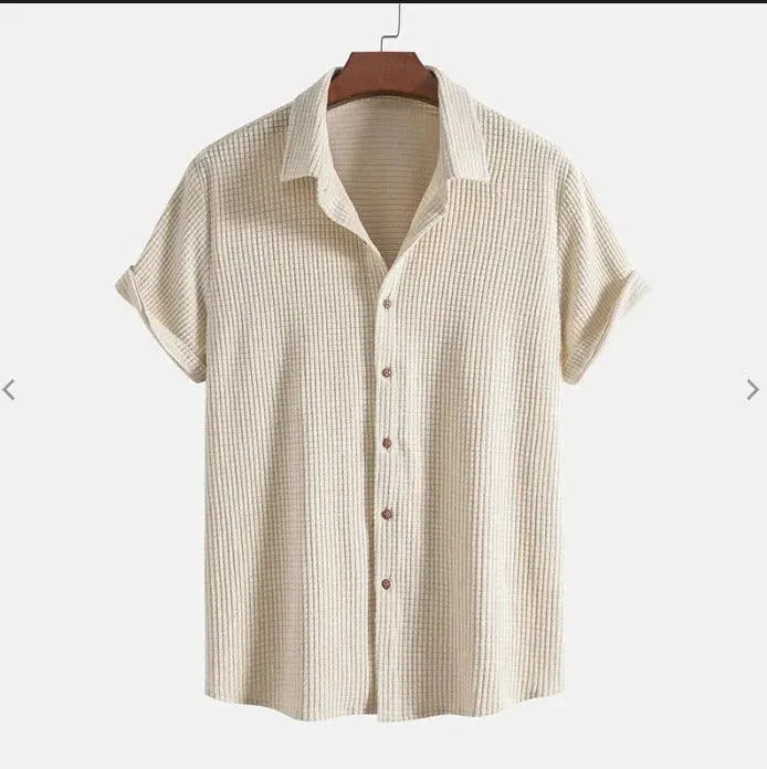 Levoire | Robe de plage légère, décontractée, à manches courtes et multicolore