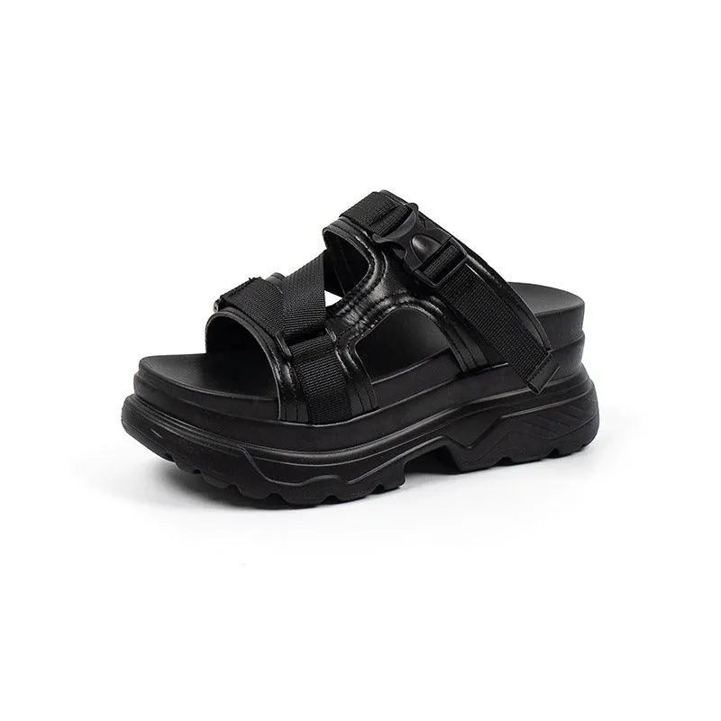 Levoire | Sandales Dicksohle avec boucle Noir
