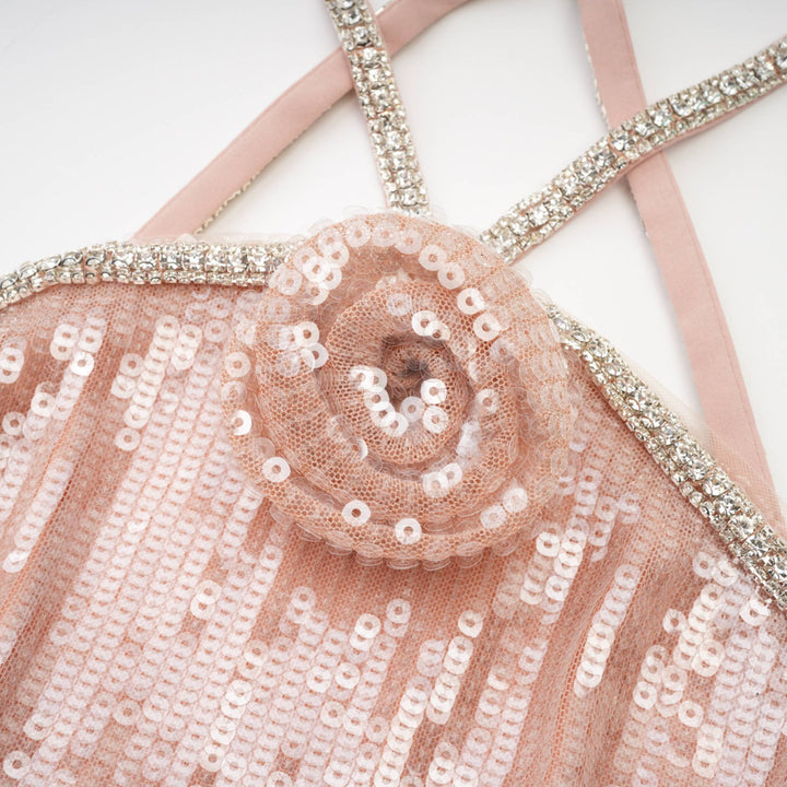 Levoire | Éadaoin Paliet Fleurs Mini Robe