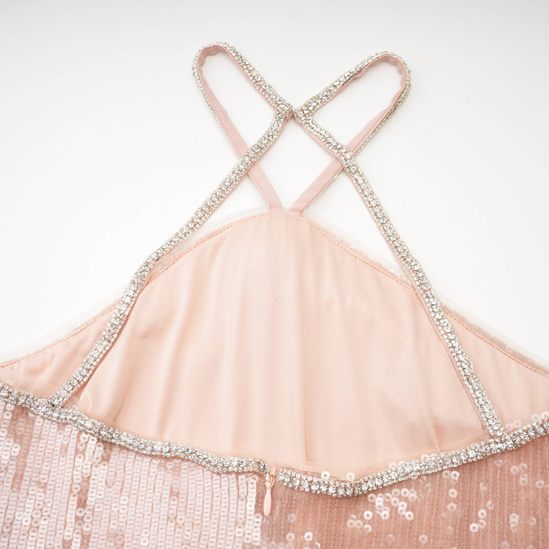 Levoire | Éadaoin Paliet Fleurs Mini Robe
