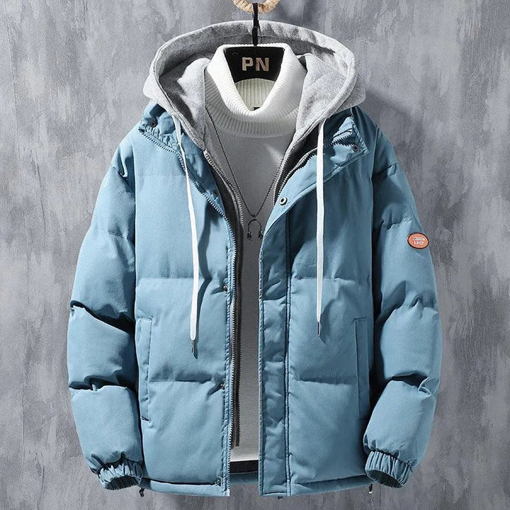 Levoire | Veste à capuche d'hiver Bleu
