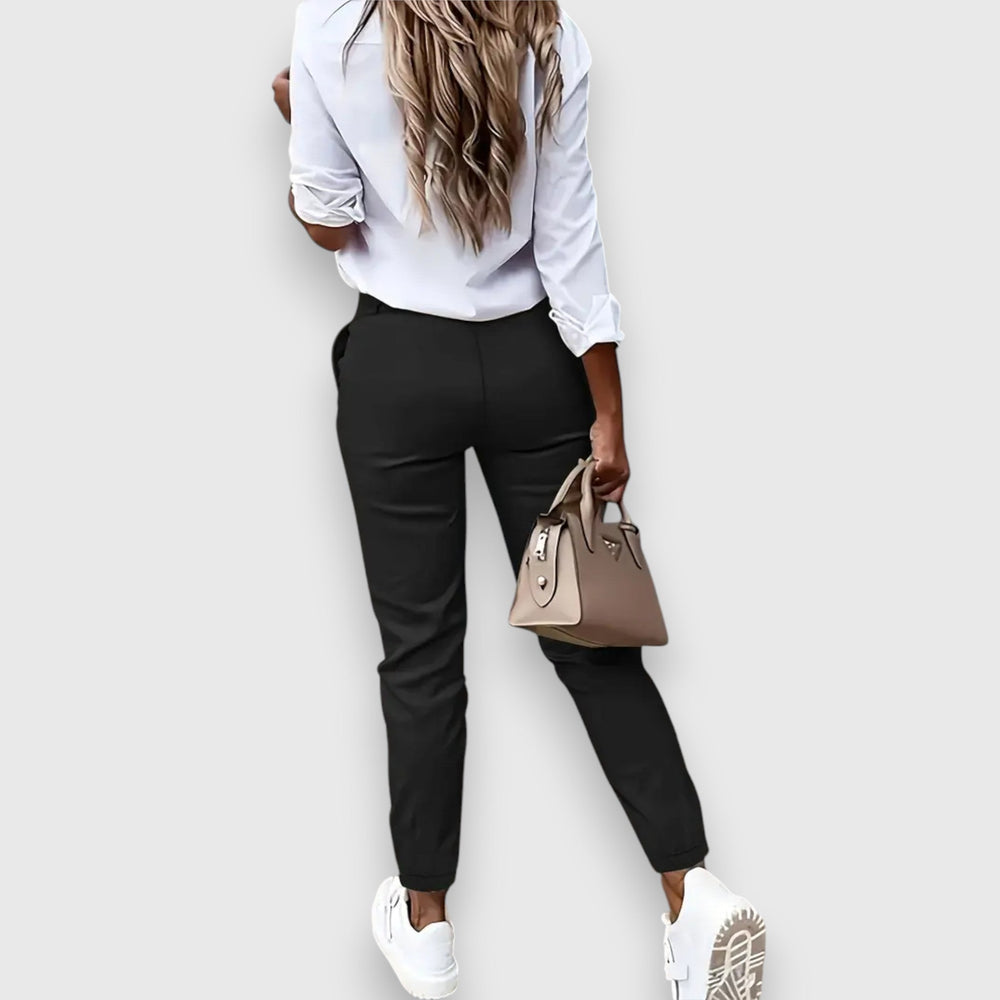 Levoire | Élégantes High Waist Pantalons