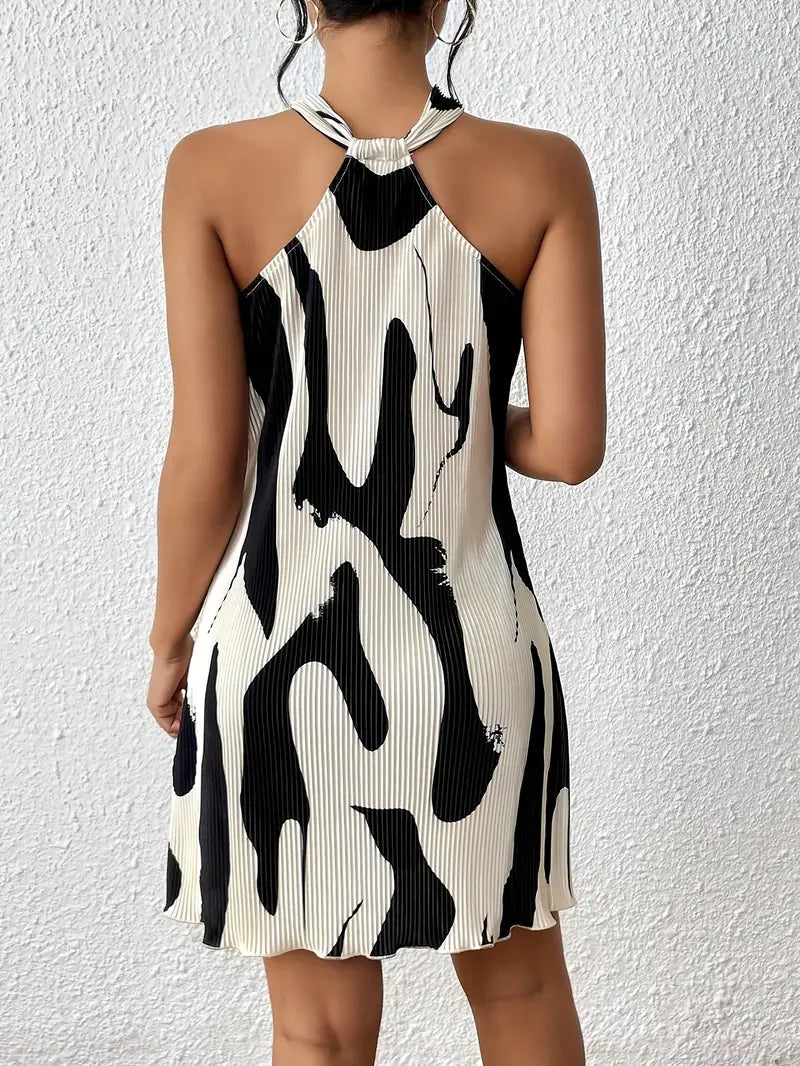 Levoire | Robe Sans Manches Avec Impression Allover