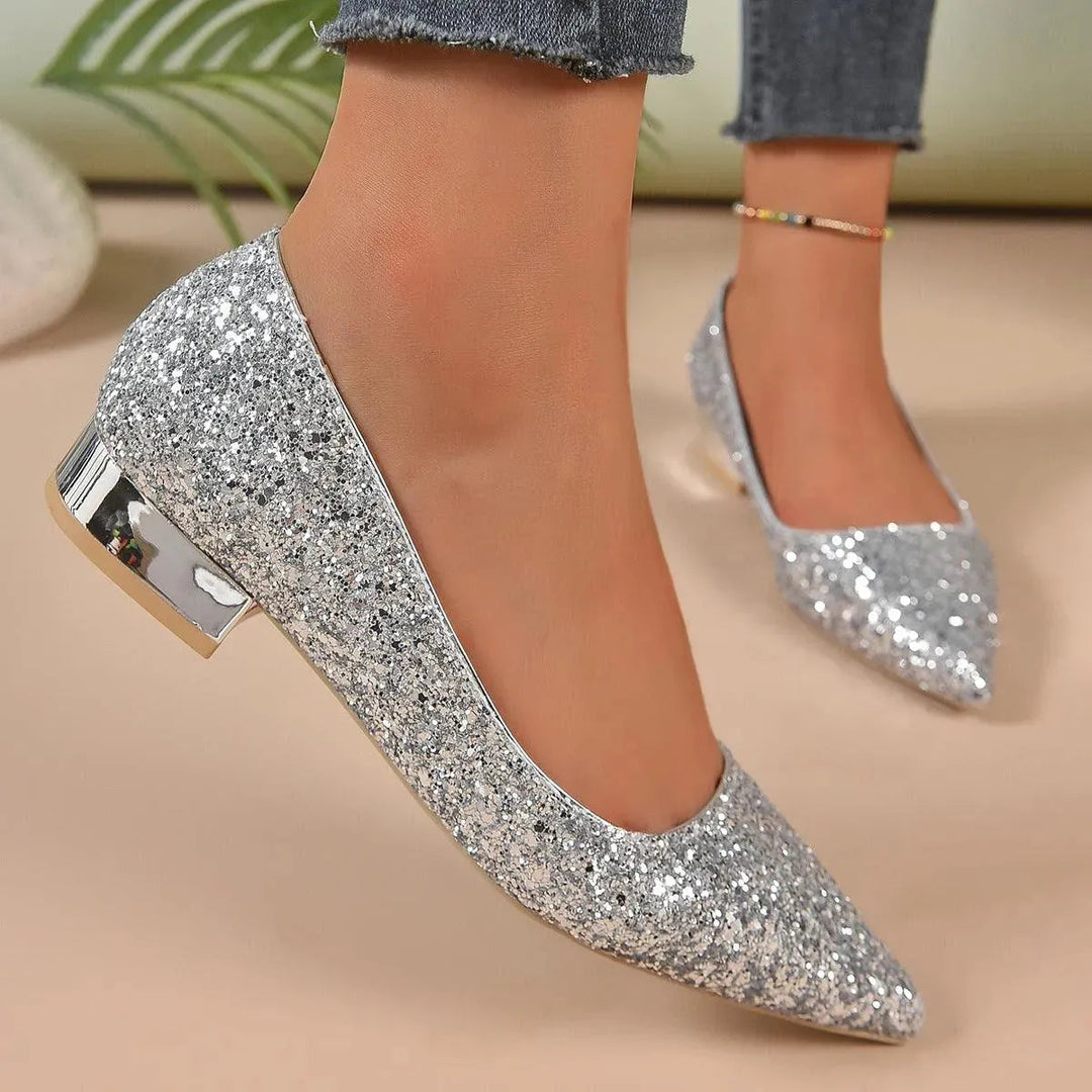 Levoire | Bas bas cristal perles Argent