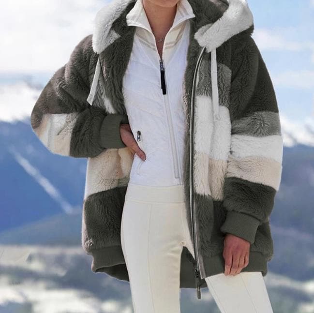 Levoire | Veste en coton élégante Armée Verte