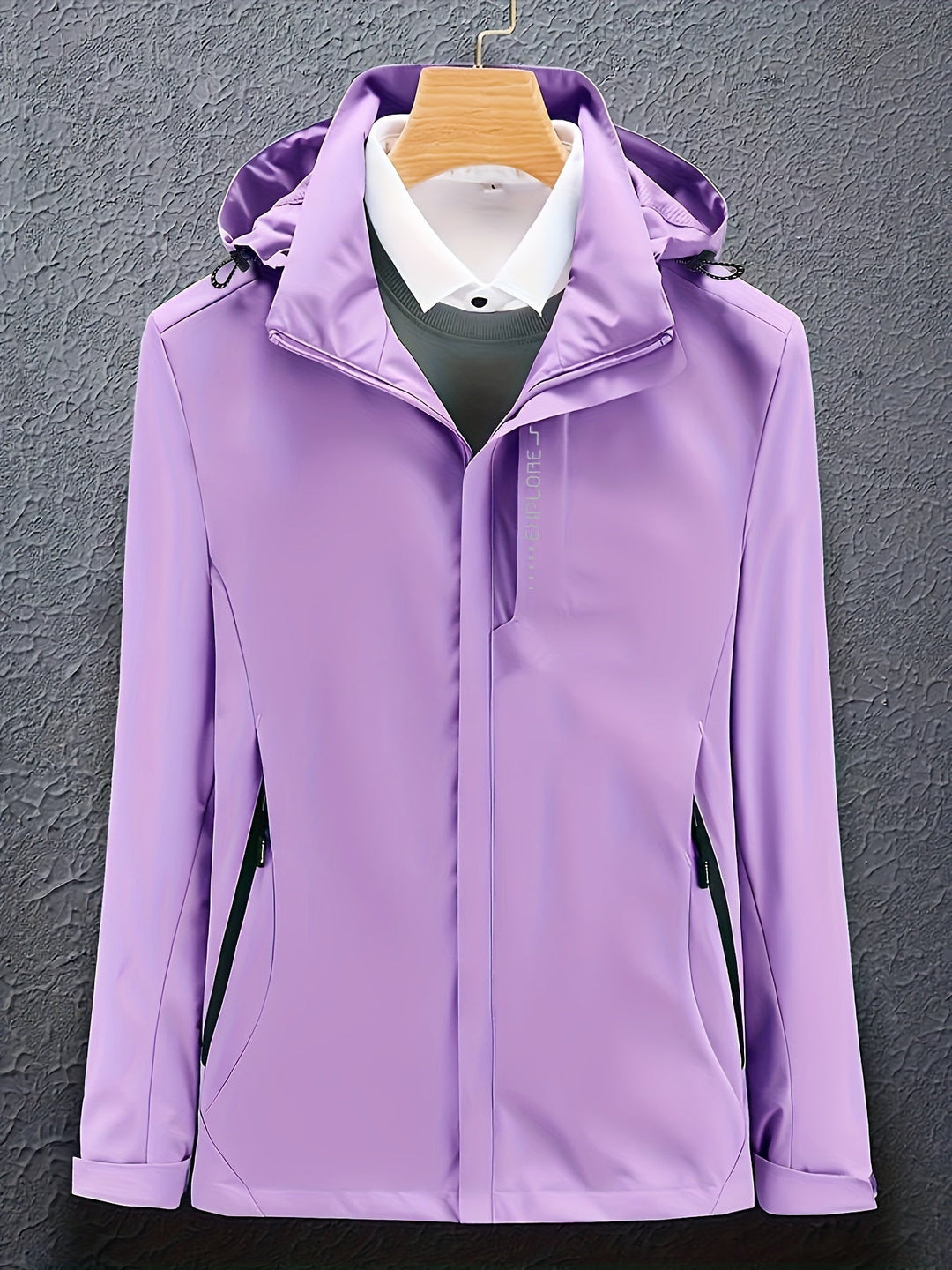 Levoire | Coupe-Vent Et Résistant À L'Eau Softshell Veste D'Extérieur Lilas