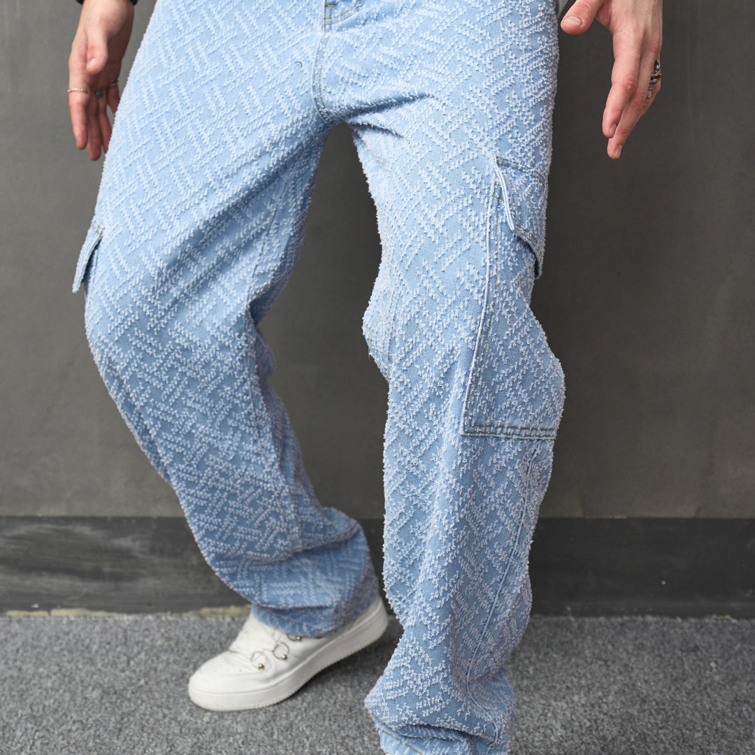 Levoire | Pantalons Pour Hommes En Mélange De Coton Avec Poches Latérales