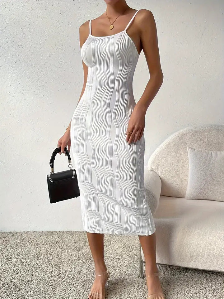 Levoire | Robe Cami Structurée Avec Fente Au Dos